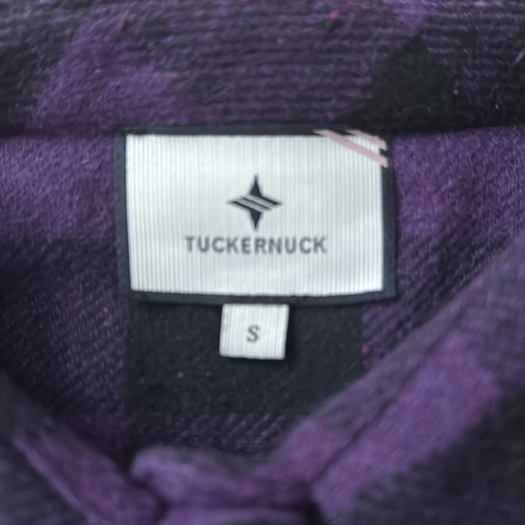 TUCKERNUCK Aubergine Check Parker Shacket - Picture 3 of 8